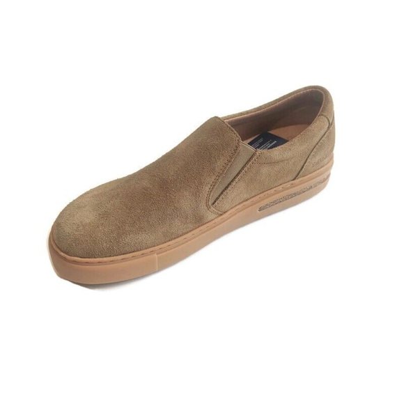 Birkenstock Oswego Suede Leather Loafers Womens Size 8 Mens 6 EU 39 Faded Khaki - Picture 4 of 9